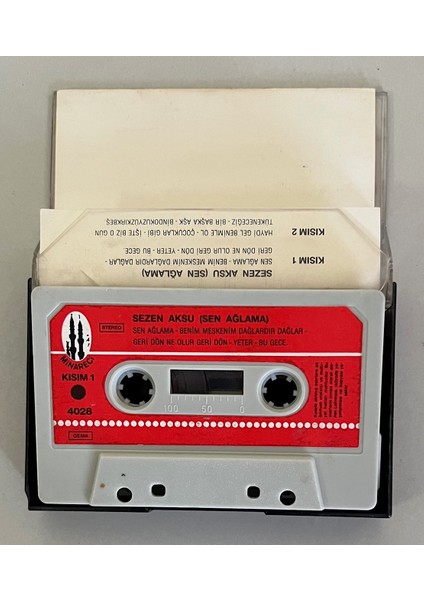 Sezen Aksu Sen Ağlama Minareci 4028 Alman Baskı Kaset (Orjnal Dönem Alman Baskı Kaset) fiyatları