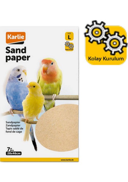Karlıe Kumlu Kafes Altlığı 28X46CM Dpmah