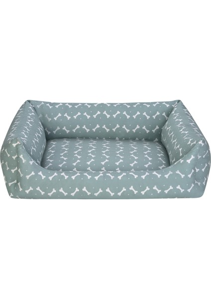 Uniform Bone Mint-Beyaz Köpek Yatağı M 60X70CM Dpmah
