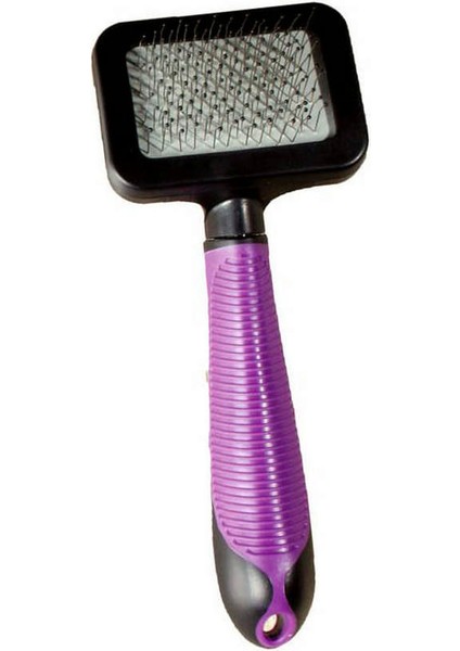 Karlıe Kedi Fırçası U:7,5 G:7cm Mor-Siyah Dpmah