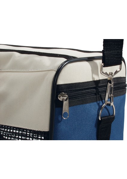 Köpek Taşıma ve Seyahat Çantası, Krem/mavi, 43X25X27CM Dpmah fiyatları