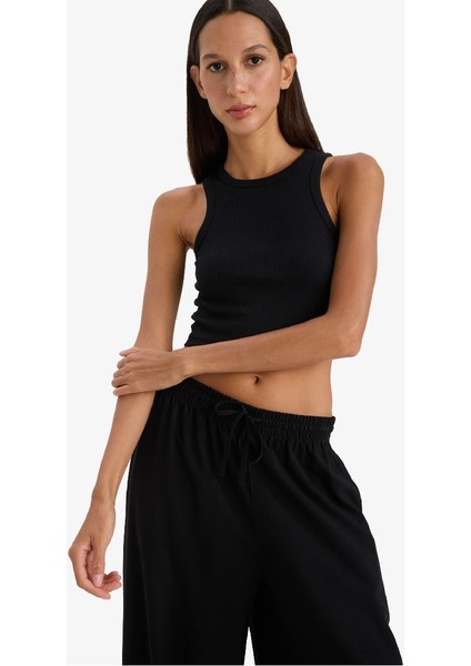 Yeni Sezon Fitted Halter Yaka Fitilli Kaşkorse Atlet fırsatları