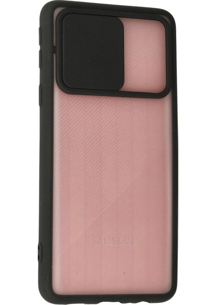 Samsung Galaxy A01 Core Kılıf Palm Buzlu Kamera Sürgülü Silikon - Siyah Dpmah modelleri