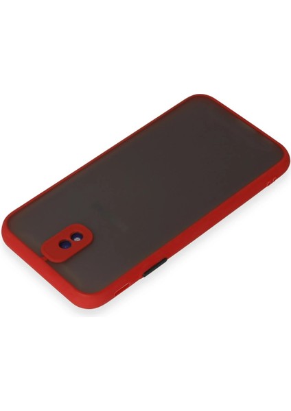 Samsung Galaxy J7 Pro / J730 Kılıf Montreal Silikon Kapak - Kırmızı Dpmah modelleri