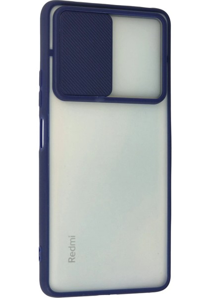 Xiaomi Redmi Note 10 Pro Kılıf Palm Buzlu Kamera Sürgülü Silikon - Lacivert Dpmah modelleri