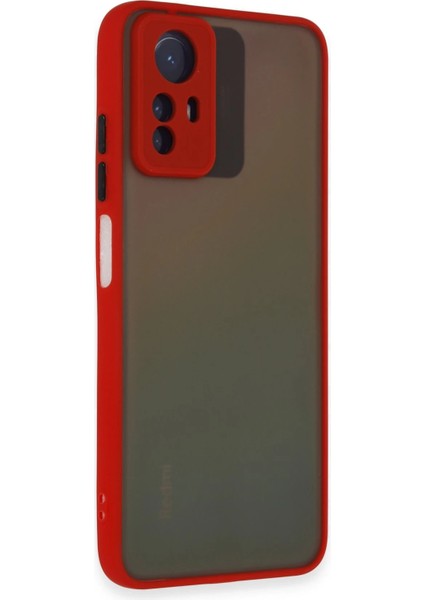 Xiaomi Redmi Note 12S Kılıf Montreal Silikon Kapak - Kırmızı Dpmah