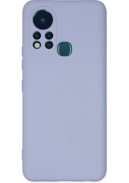 Infinix Hot 11S Kılıf Nano Içi Kadife Silikon - Lila Dpmah