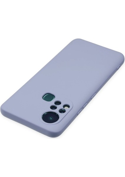 Infinix Hot 11S Kılıf Nano Içi Kadife Silikon - Lila Dpmah