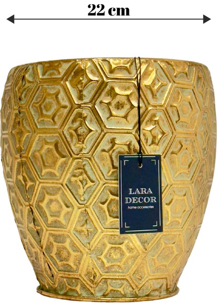 Metal Gold 3'lü Yer Vazosu Seti fırsatları