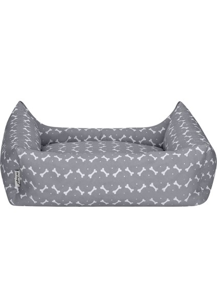 Uniform Bone Gri-Beyaz Köpek Yatağı M 60X70CM Dpmah modelleri