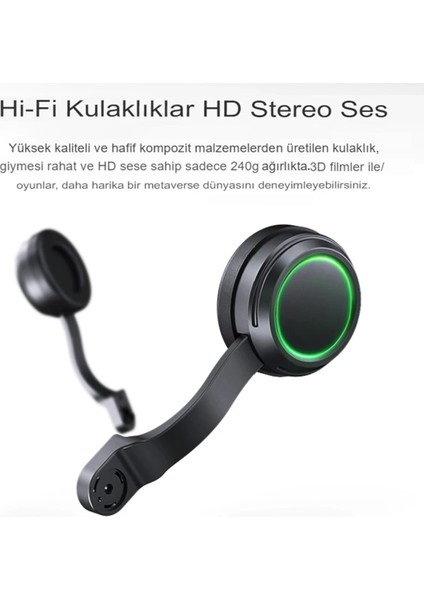 Shinecon SC-G04EA 3D Sanal Gerçeklik Gözlüğü - Siyah Dpmah