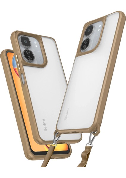 Xiaomi Redmi 13C Kılıf Penta Silikon Kılıf - Çöl Titanyum Dpmah