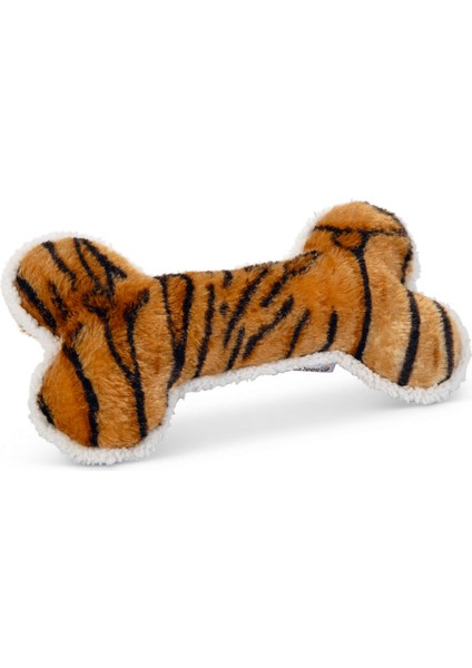 Köpek Oyuncağı, Sesli, Kemik, Peluş, Kahverengi, 30X16X4CM Dpmah