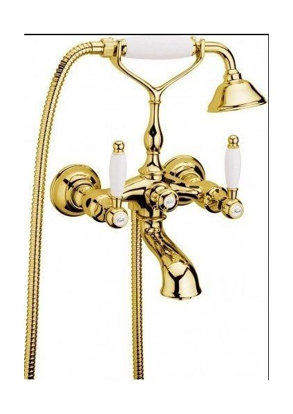 Italyan Webert Dorian Banyo Bataryası -1.5m Spi̇ral Hortum-El Duşu Seti̇ ve Askisı Dahi̇l Altın