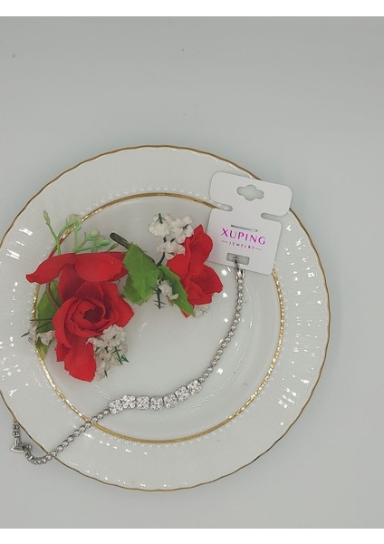 Xupıng Gümüş Renk Bileklik 17+2 cm