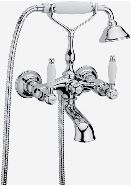 Italyan Webert -Dorian Banyo Bataryasi-Spi̇ral Hortum-El Duşu Seti̇ ve Askisi Dahi̇l Krom