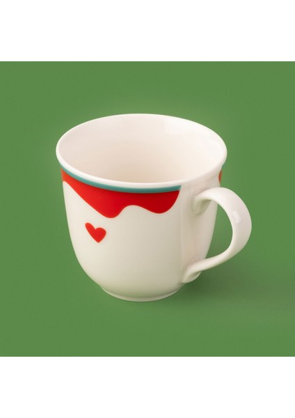 Granny Kupa - Kırmızı / Yeşil - 290 ml