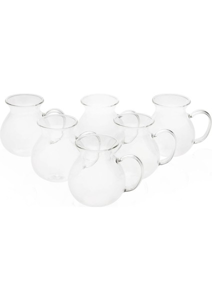 Keyf-I Ala Borosilikat 6 Parça Çay Seti - 220 ml