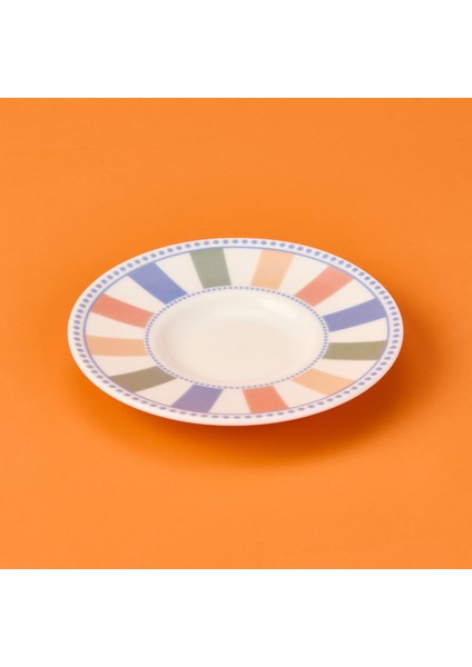 Colourful Çay Tabağı - Renkli - 13 cm