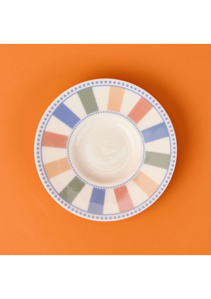 Colourful Çay Tabağı - Renkli - 13 cm