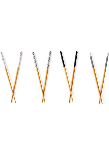 8 Parça Bambu Chopstick - - 23 cm