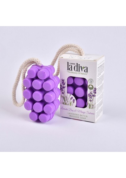 Diva Lavanta Duş ve Masaj Sabunu - Mor - 120 gr