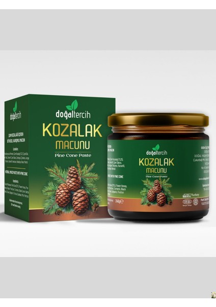 Doğaltercih Kozalak Macunu , Katkısız Doğal İçerikli Çam Kozalağı Macunu 240 gr