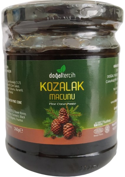 Doğaltercih Kozalak Macunu , Katkısız Doğal İçerikli Çam Kozalağı Macunu 240 gr indirimleri