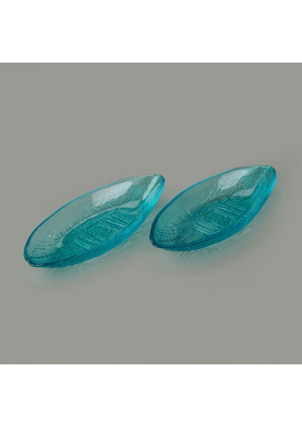 Sandal 2'li Servis Tabağı - Renkli - 21 cm