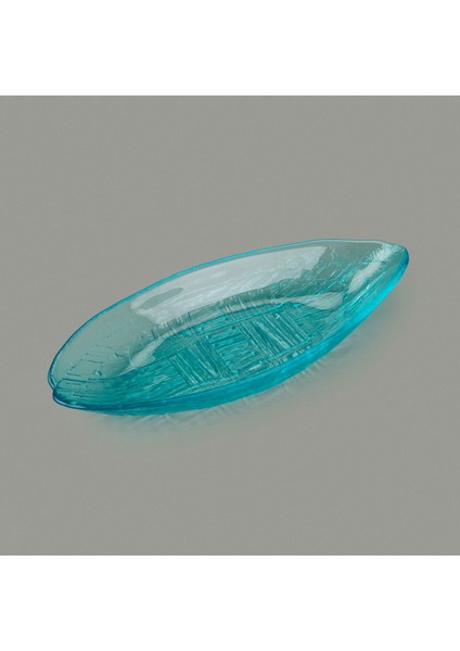 Sandal 2'li Servis Tabağı - Renkli - 21 cm