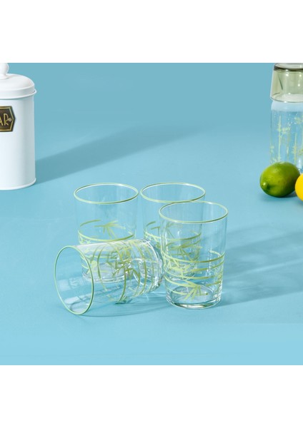 Blad 4'lü Meşrubat Bardağı - Renkli - 510 ml