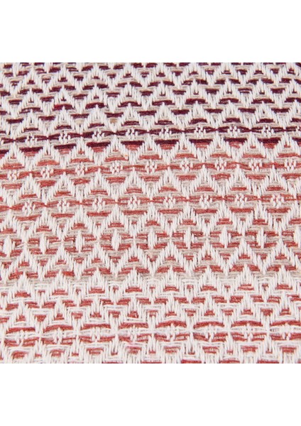 Vita Tek Kişilik Pike - Ekru / Kiremit - 160X230 cm