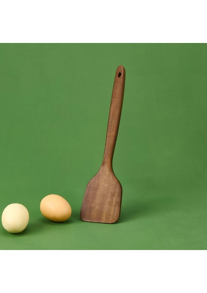 Handy Düz Akasya Servis Spatulası - Kahverengi - 34 cm
