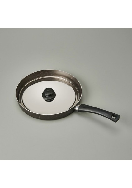Granit Balık Tavası - Gri - 30 cm