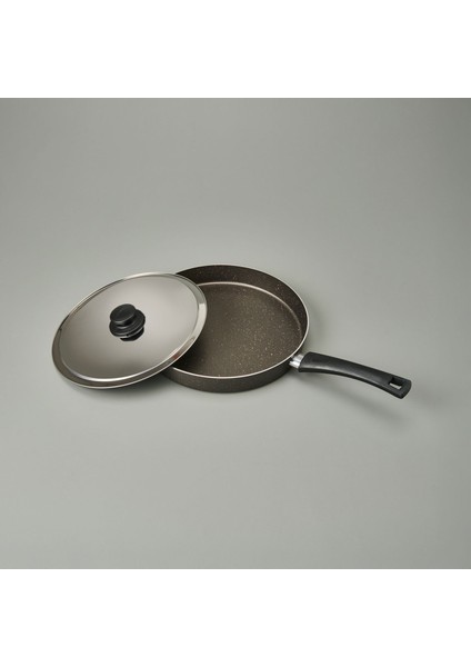 Granit Balık Tavası - Gri - 30 cm