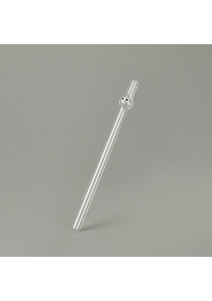 Kalın Figürlü 4'lü Cam Pipet - Şeffaf modelleri