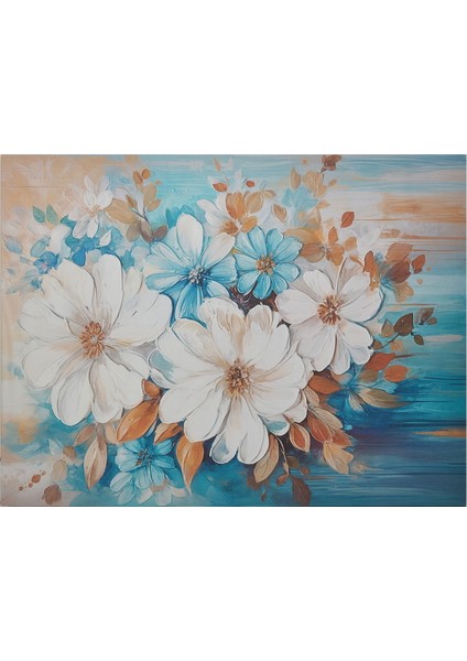 Flowers Kanvas Tablo - Renkli - 75X100 cm fiyatları