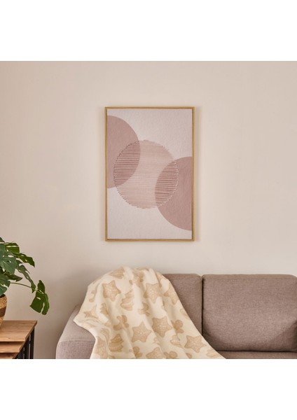 Circulo Tablo - Bej - 90X60 cm
