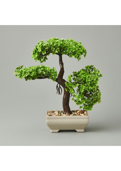 Dekor Saksılı Yapay Ağaç - - 20X22 cm