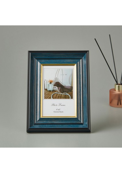 Fotoğraf Çerçevesi - Lacivert / Gold - 10X15 cm fiyatları
