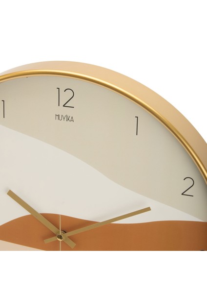 Pino Camlı Duvar Saati - Renkli - 42 cm modelleri