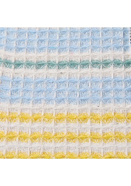 Radiant Tek Kişilik Pike - Ekru / Mavi - 160X230 cm