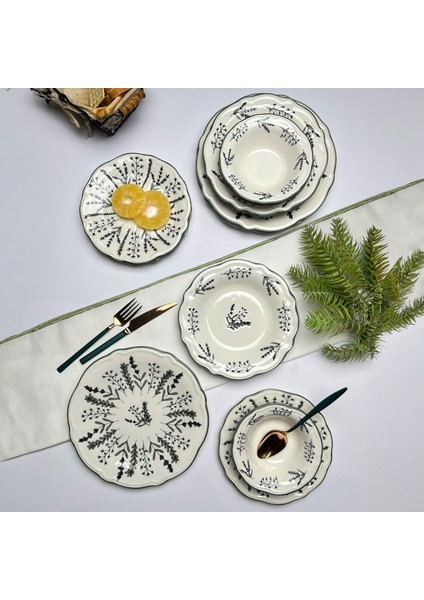 Fragile 24 Parça Yemek Takımı - Renkli