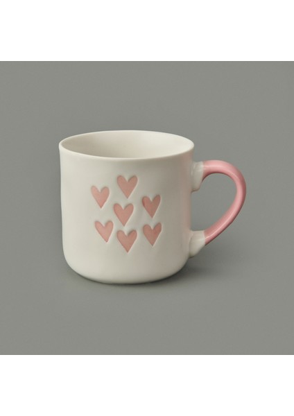 Houseware Kalp Desenli Kupa - - 320 ml