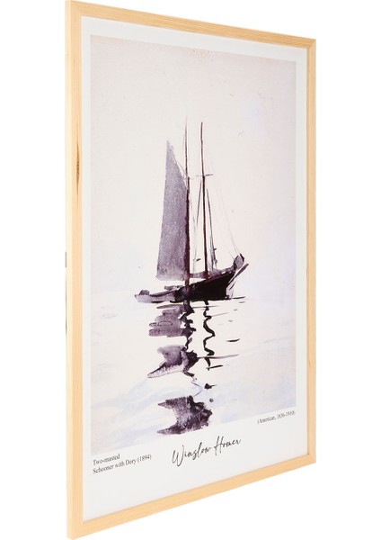 Ship Tablo - Renkli - 50X70 cm