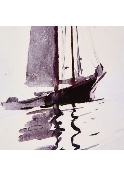 Ship Tablo - Renkli - 50X70 cm