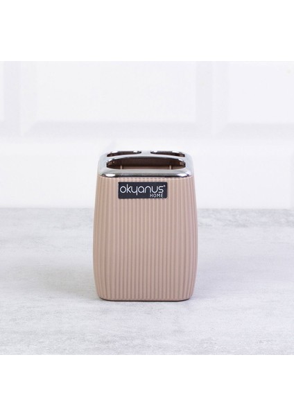 Home Çizgili Kare Diş Fırçalık - modelleri