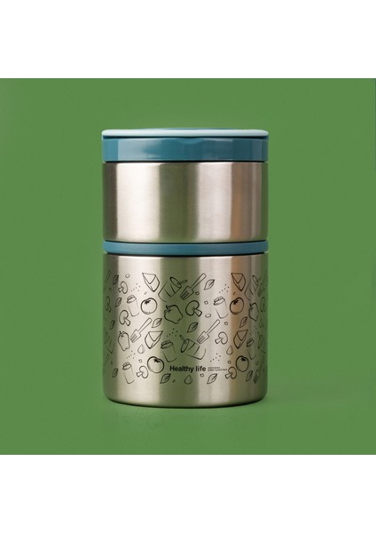 2 Katlı Yemek Termosu - 930 ml