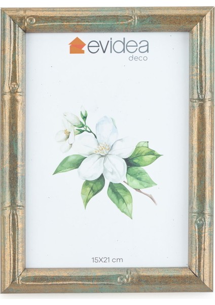 Verde Çerçeve - Yeşil - 15X21 cm