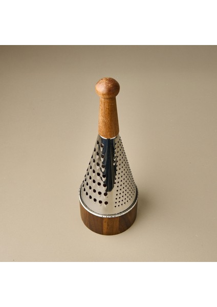 Akasya Hazneli Konik Rende - Kahverengi - 30X11 cm